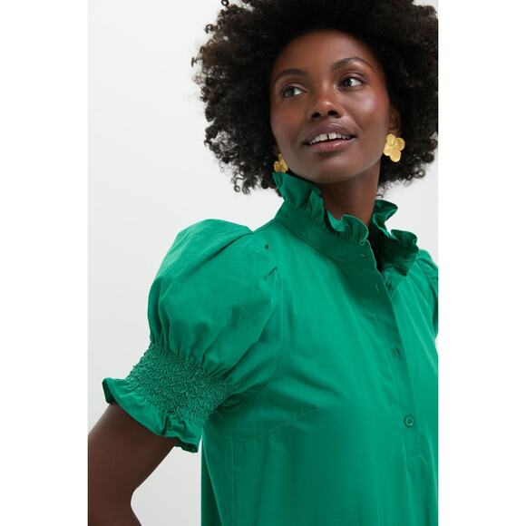 HYACINTH HOUSE Emerald Green Eliza Midi Dress Size XL NWT Retail $168 Tuckernuck - Picture 5 of 9